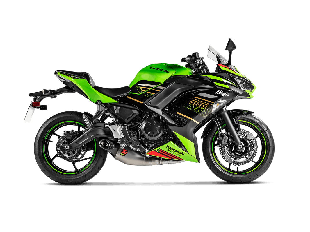 AKRAPOVIC S-K6R12-HEGEHT Вихлопна система Racing Line (Titanium) KAWASAKI Z650 2017 - 2020 Photo-2
