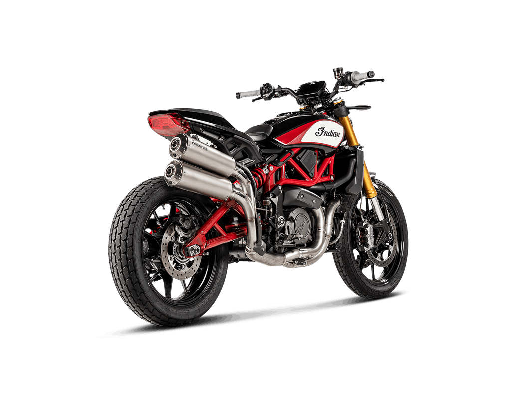 AKRAPOVIC E-IN12E1 Додатковий вихлопний колектор (титан) для Indian FTR 1200 / S 2019 - 2020 Photo-1