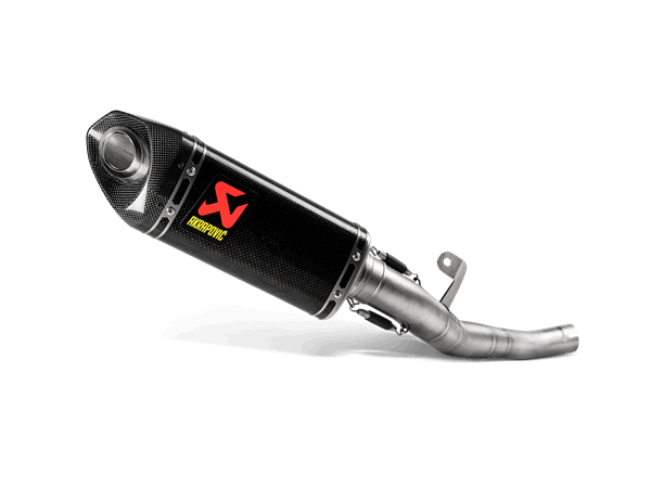 AKRAPOVIC S-T7SO3-APC Вихлопна система Slip-On Line (Carbon) для Triumph Street Triple S/R/RS 765 2020 Photo-0