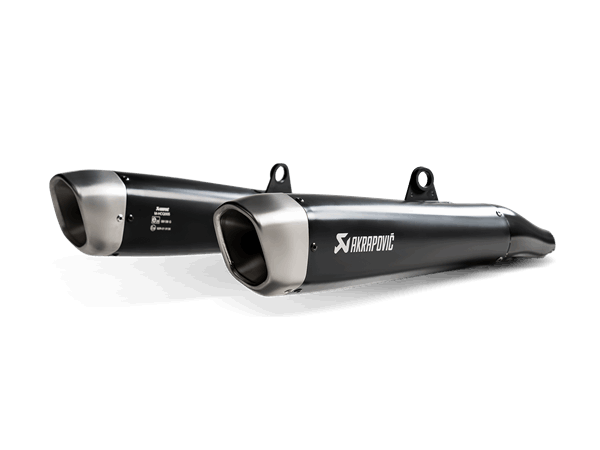 AKRAPOVIC S-T9SO2-HCQTBL Вихлопна система Slip-On Line (Titanium) для Triumph Street Twin 2016 - 2020 Photo-0