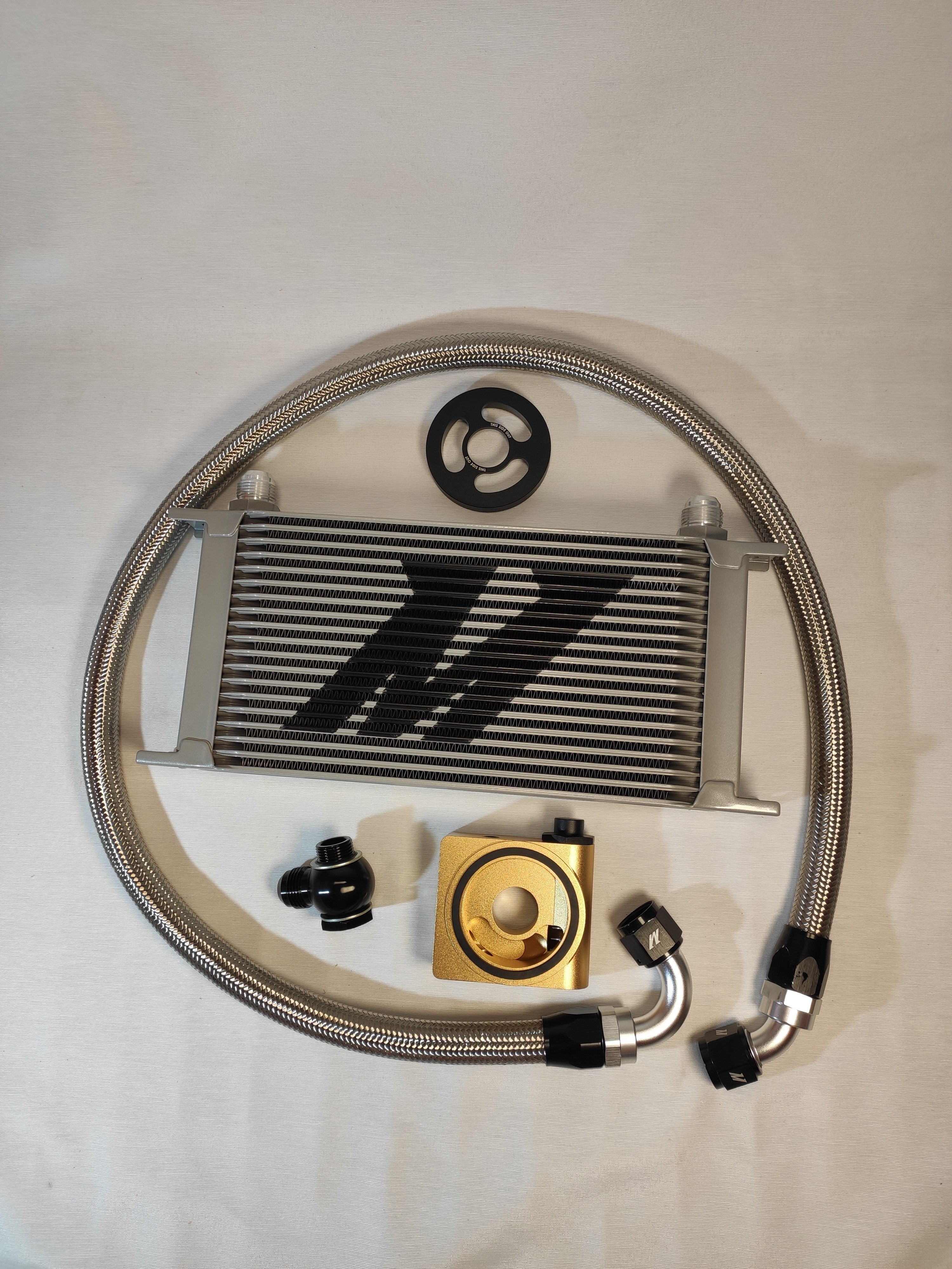 MISHIMOTO MMOC-MIA-16T К-т масляного радіатора Чорний Термостатичний для MAZDA Miata 2016+ Photo-0