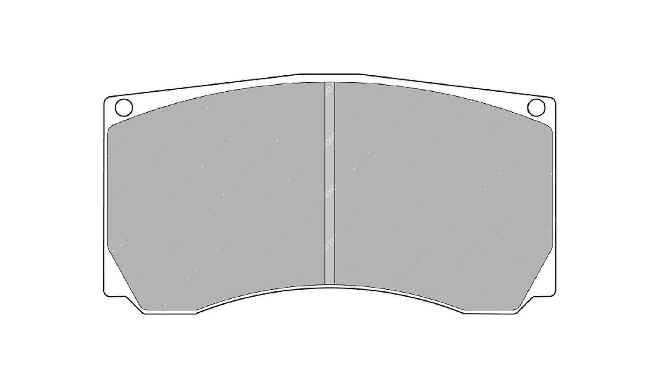 FERODO FRP3009R Гальмівні колодки DS3000 для супорта Alcon PNF4476X541 Photo-0