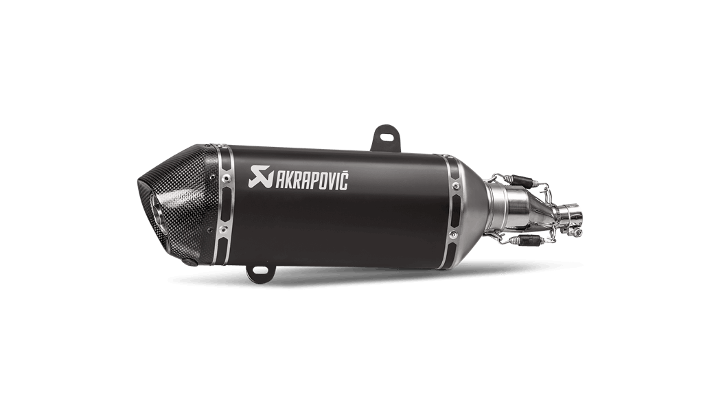 AKRAPOVIC S-VE125SO1-HZBL Глушник Slip-On Line (SS) для Vespa GTS 125/150 ie Super 2017-2019 Photo-0
