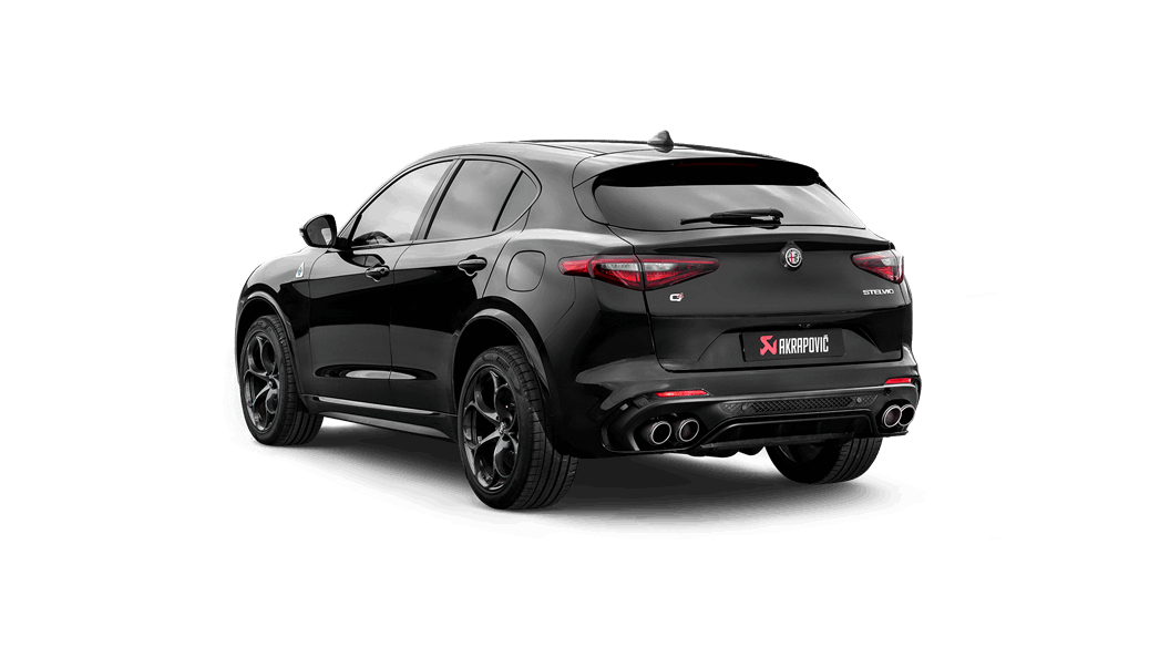 AKRAPOVIC S-AR/TI/6H Вихлопна система Slip-On Line (Titanium) ALFA ROMEO Stelvio Quadrifoglio 2017-2020 Photo-2