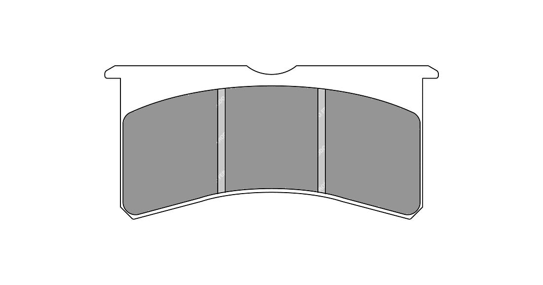 FERODO FRP3097W Передні гальмівні колодки DS1.11 для FORD Fiesta R2 Photo-0