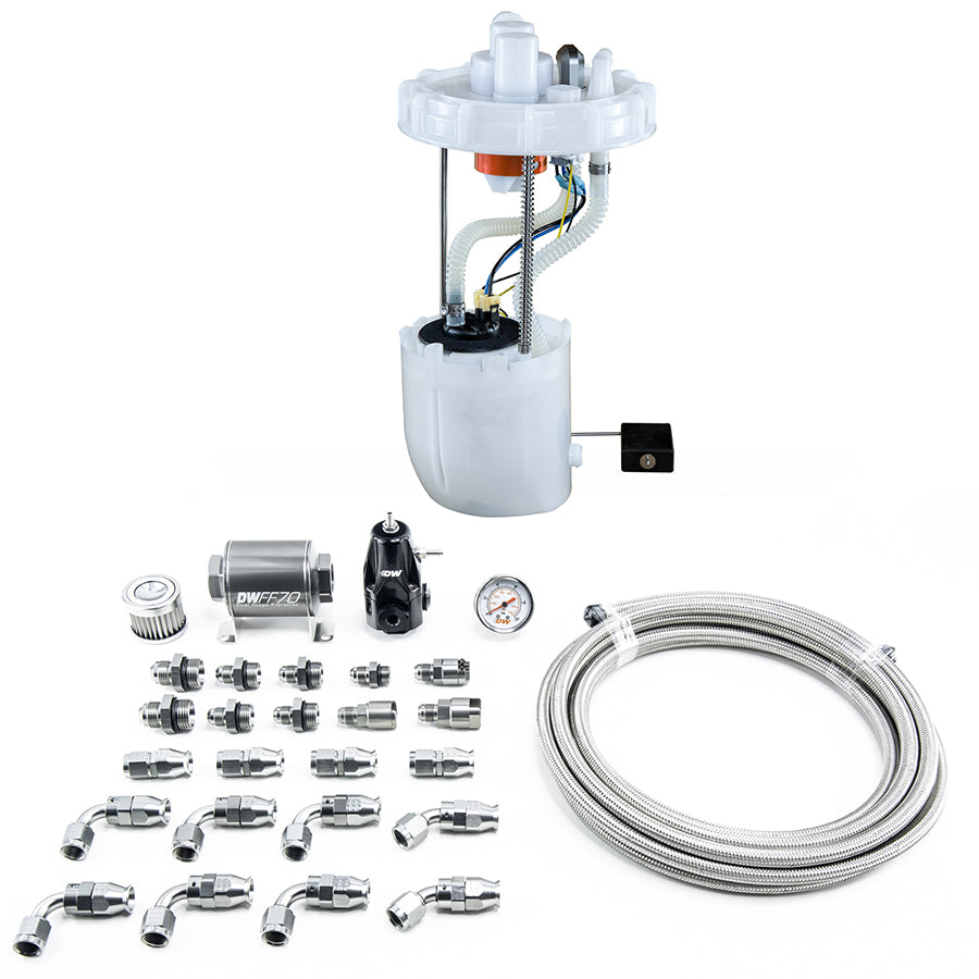 DEATSCHWERKS 9-401-608-7042 Модуль насоса DW400 + комплект для повернення SS PTFE для 9-го покоління 2012-15 HONDA Civic Si/ACURA ILX Photo-0