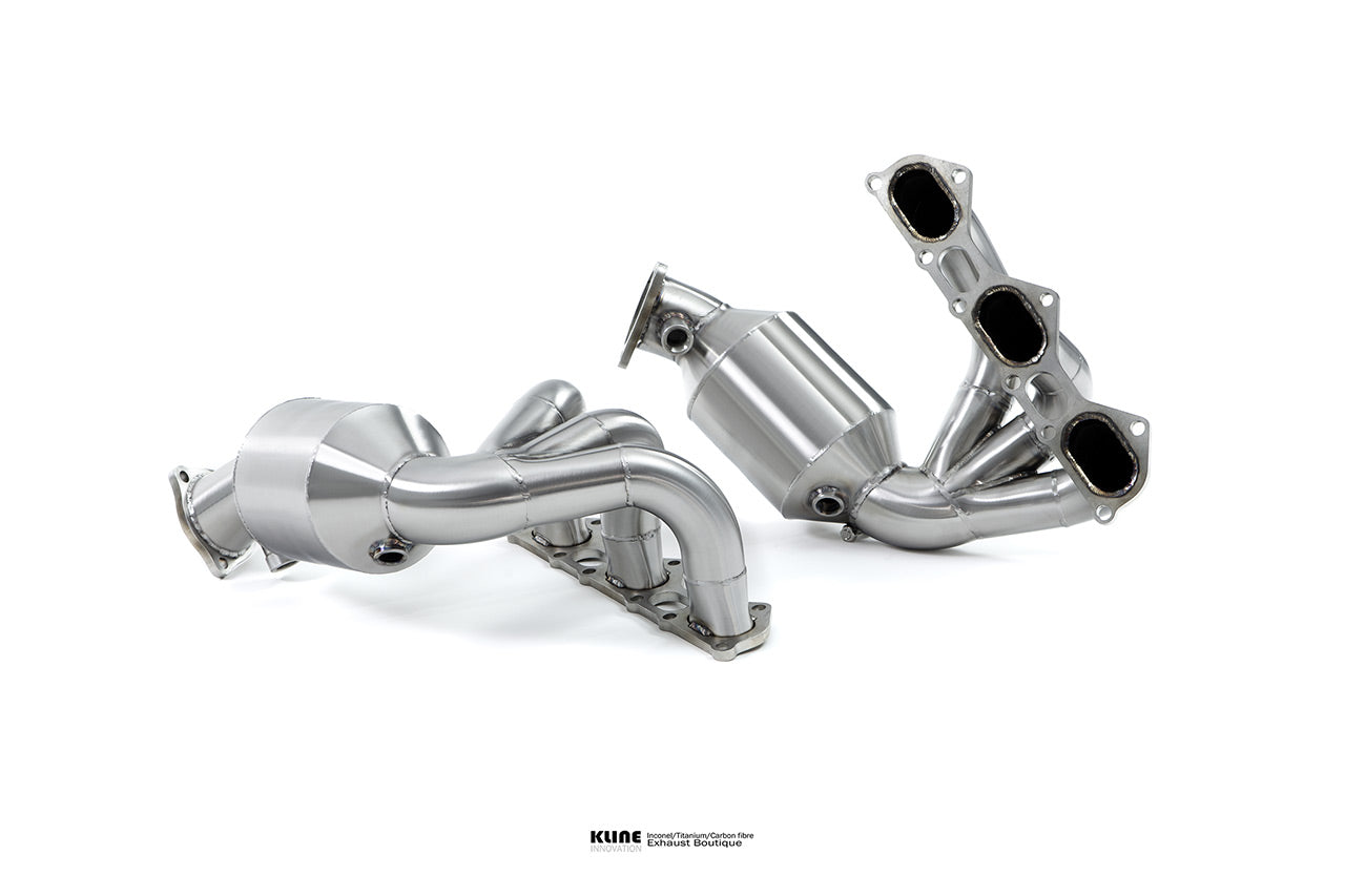 KLINE INNOVATION KL-POR-718CY-100-CS-SS Вихлопна труба нержавіюча сталь 100cell для PORSCHE 718/718S Photo-3