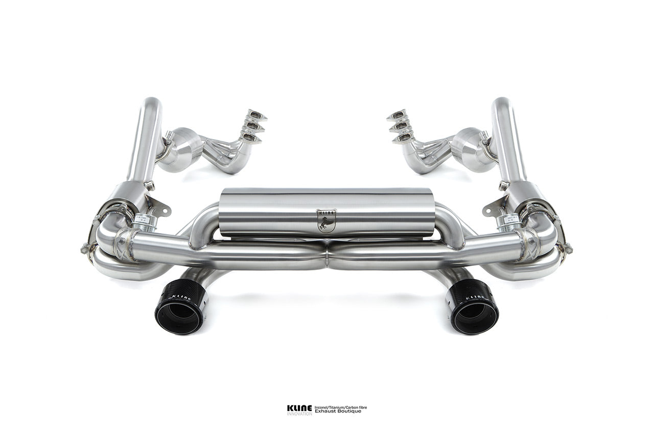 KLINE INNOVATION KL-POR-718CY-VALVE-RS-SS Valvetronic задня система нержавіюча сталь для PORSCHE 718/718S Photo-1
