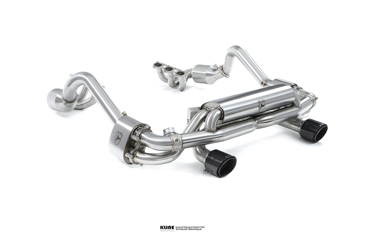 KLINE INNOVATION KL-POR-718CY-VALVE-RS-SS Valvetronic задня система нержавіюча сталь для PORSCHE 718/718S Photo-2