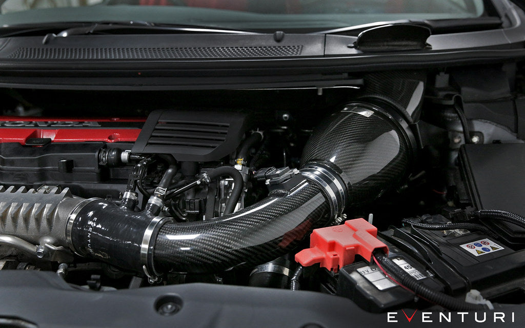 EVENTURI EVE-FK2-CF-MAF Впускний патрубок під MAF з силіконом для HONDA Civic Type R FK2 (карбон) Photo-5