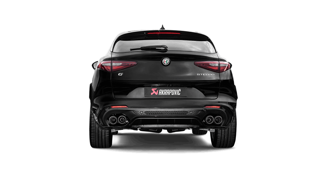 AKRAPOVIC S-AR/TI/6H Вихлопна система Slip-On Line (Titanium) ALFA ROMEO Stelvio Quadrifoglio 2017-2020 Photo-3