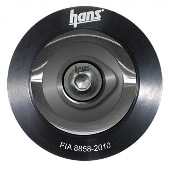 ARAI 1100060699 кліпси HANS, M6, чорні Photo-0