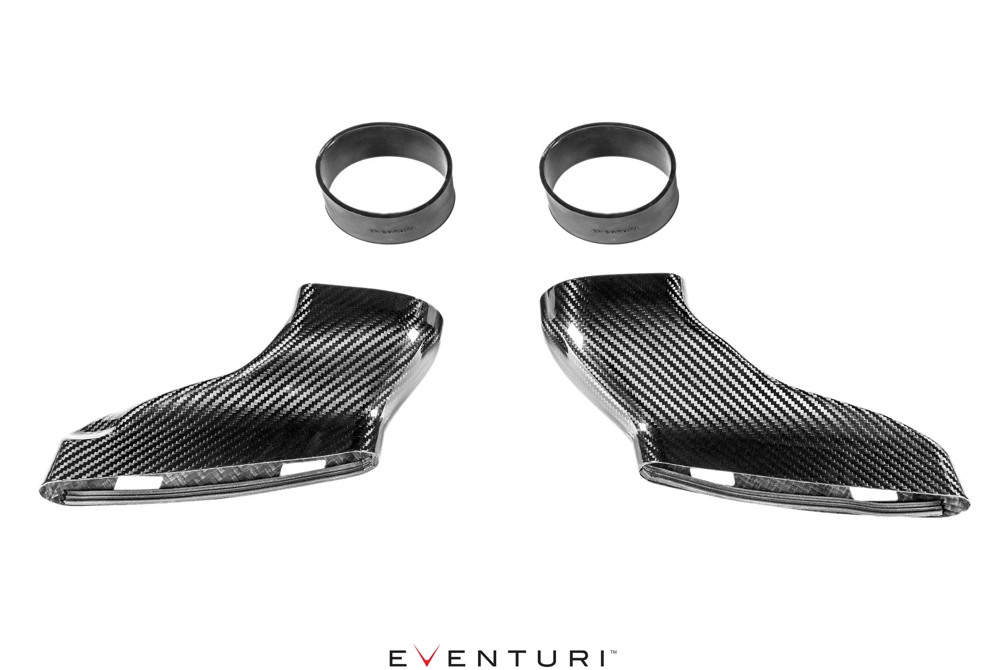 EVENTURI EVE-C63S-DCT Карбонові повітроводи для системи EVE-C63S-CF-INT (Ver.1 з гумовими патрубками) Photo-0