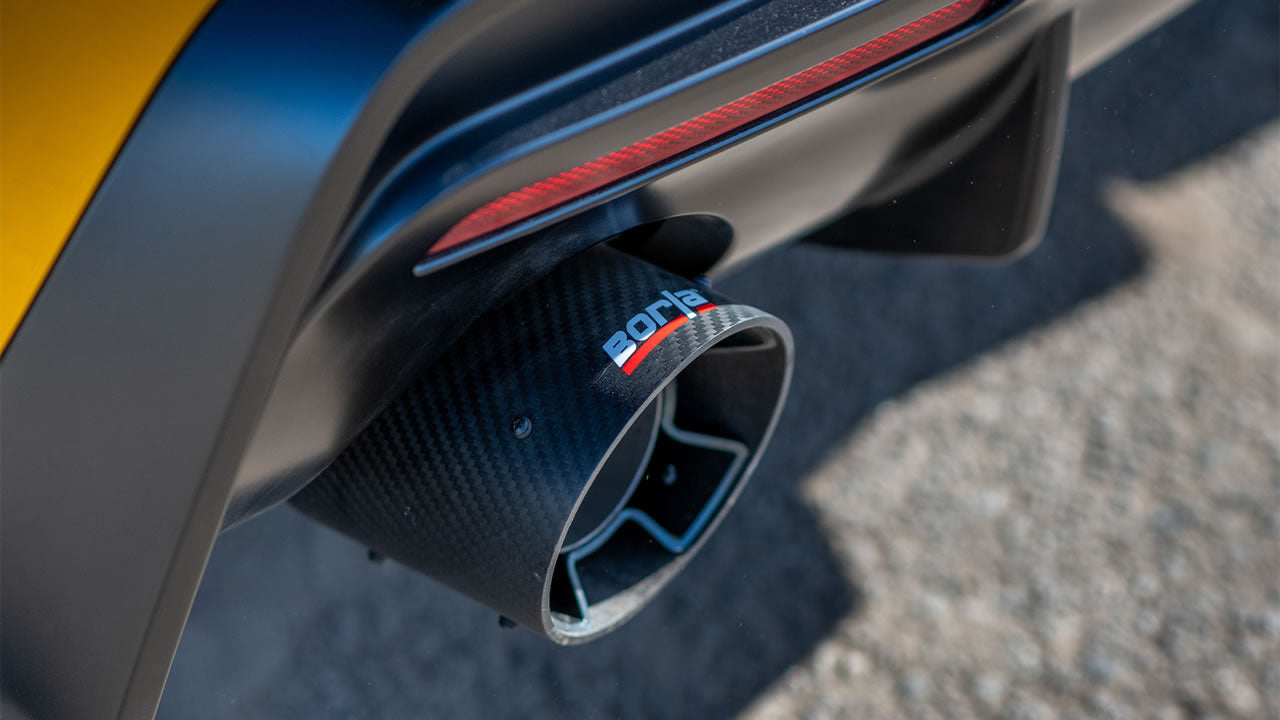 BORLA 140826CFBA Вихлопна система з карбоновими насадками для TOYOTA Supra 3.0L 2020 Photo-2