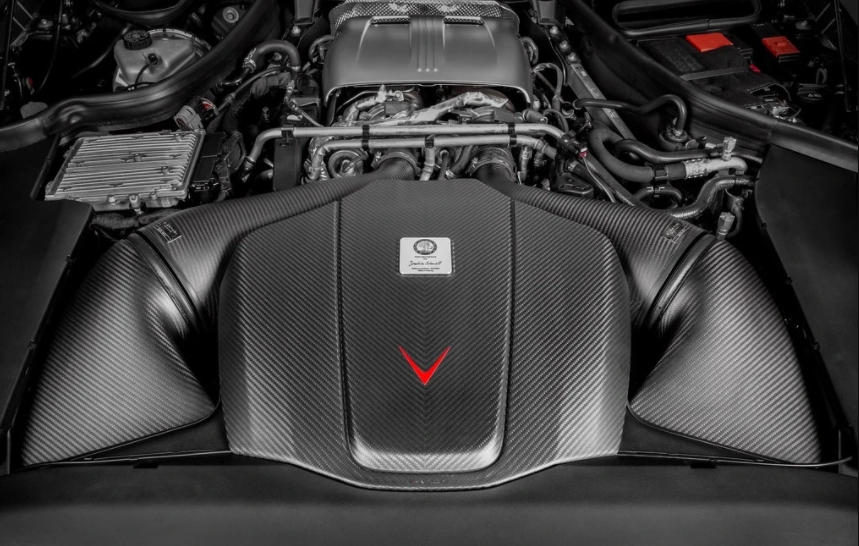 EVENTURI EVE-AMGGT-CFM-INT Система впуску повітря (карбон / матове покриття) для MERCEDES-BENZ AMG GTR / GTS / GT (C190 / R190) Photo-1
