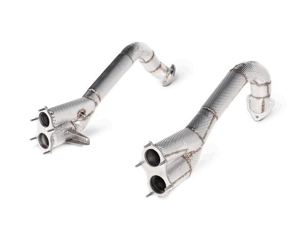 AKRAPOVIC L-PO/T/13/1 Лінк-пайпи (титан) для PORSCHE 718 Cayman GTS 4.0 / Boxster GTS 4.0 2020-2024 Photo-0