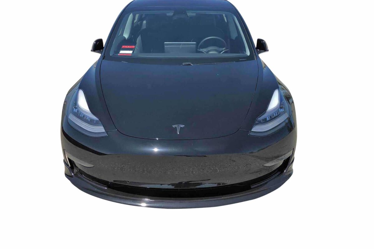 UNPLUGGED PERFORMANCE UP-M3-301-4.1 Передній спойлер, сріблястий для для TESLA Model 3 Photo-1