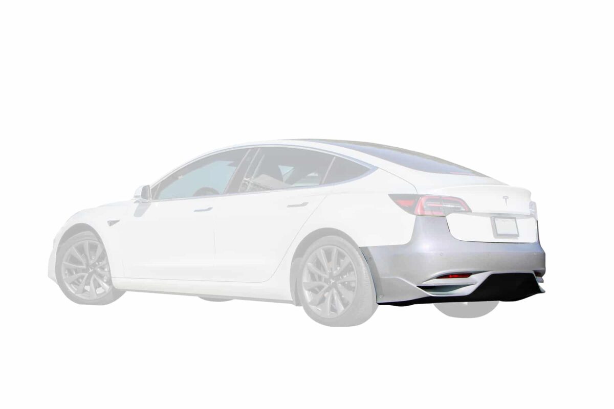 UNPLUGGED PERFORMANCE UP-M3-304-3.1 Задній бампер, PFRP для TESLA Model 3 Photo-0