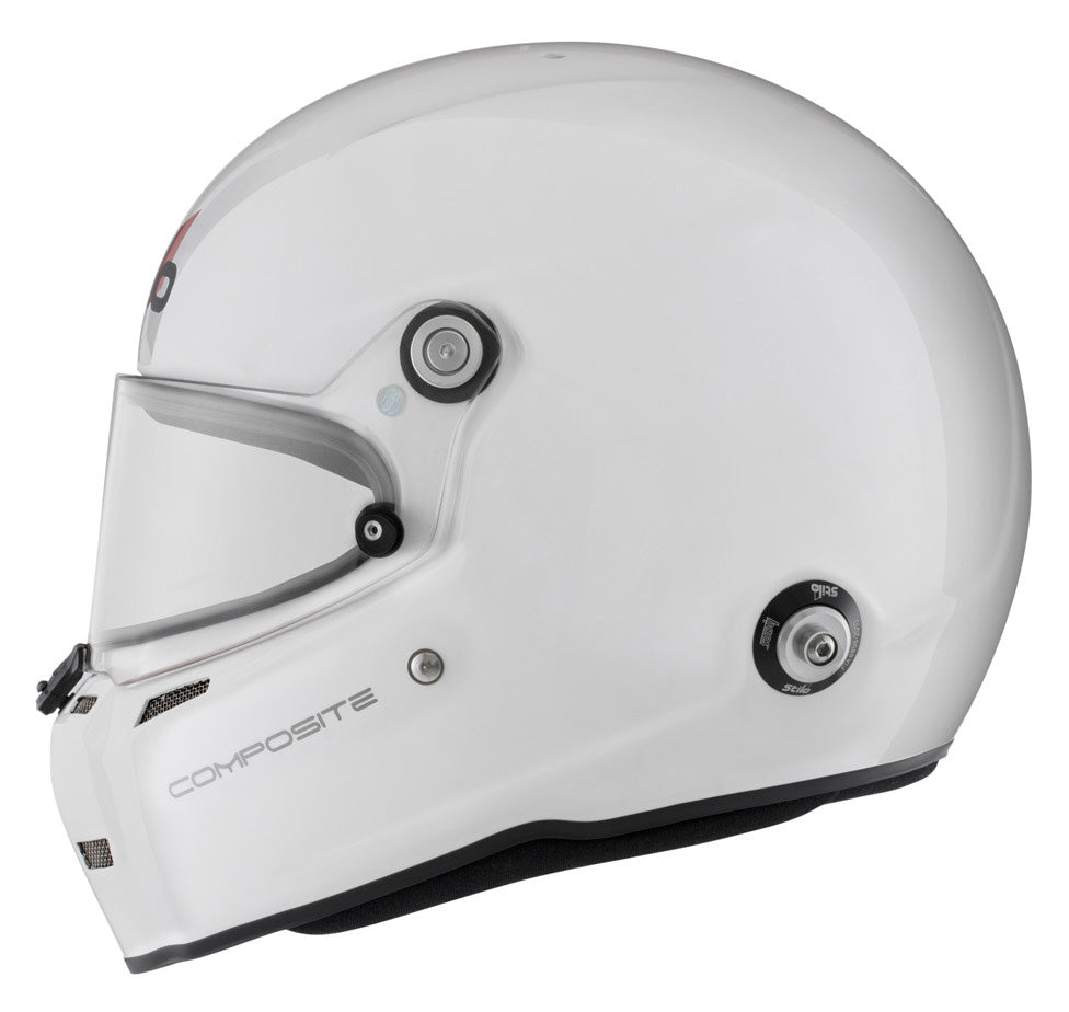STILO AA0710AG2T610101 Шолом ST5FN COMPOSITE (HANS), Snell SA2020 / FIA 8859-15 білий / чорний, р-р 61 Photo-3
