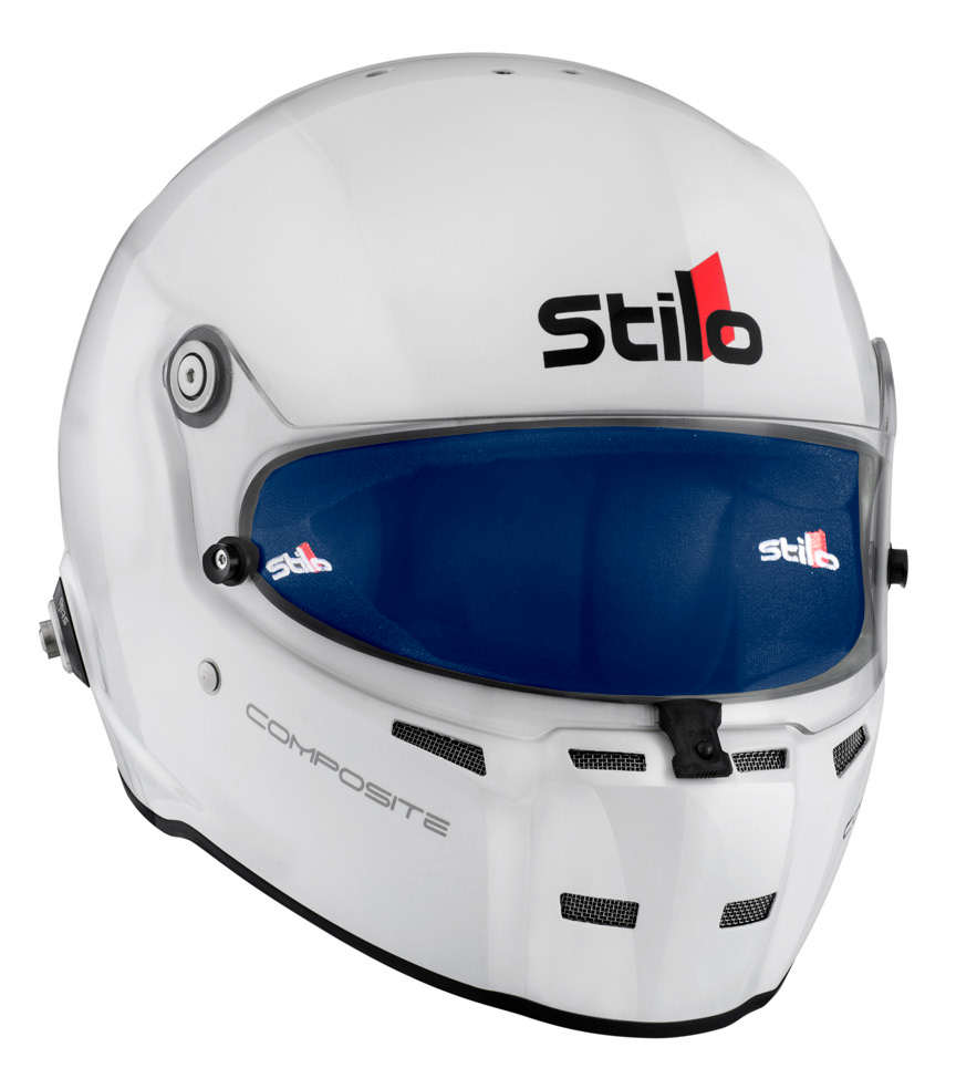 STILO AA0710AG2T550102 Шолом ST5FN COMPOSITE (HANS), Snell SA2020 / FIA 8859-15 білий / синій, р-р 55 Photo-0