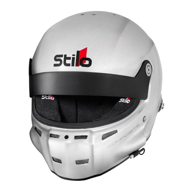 STILO AA0702CG2T59 Шолом закритий ST5 GT COMPOSITE, вбудований мікрофон, HANS, SA2020 / FIA, сірий, р-р 59 Photo-0