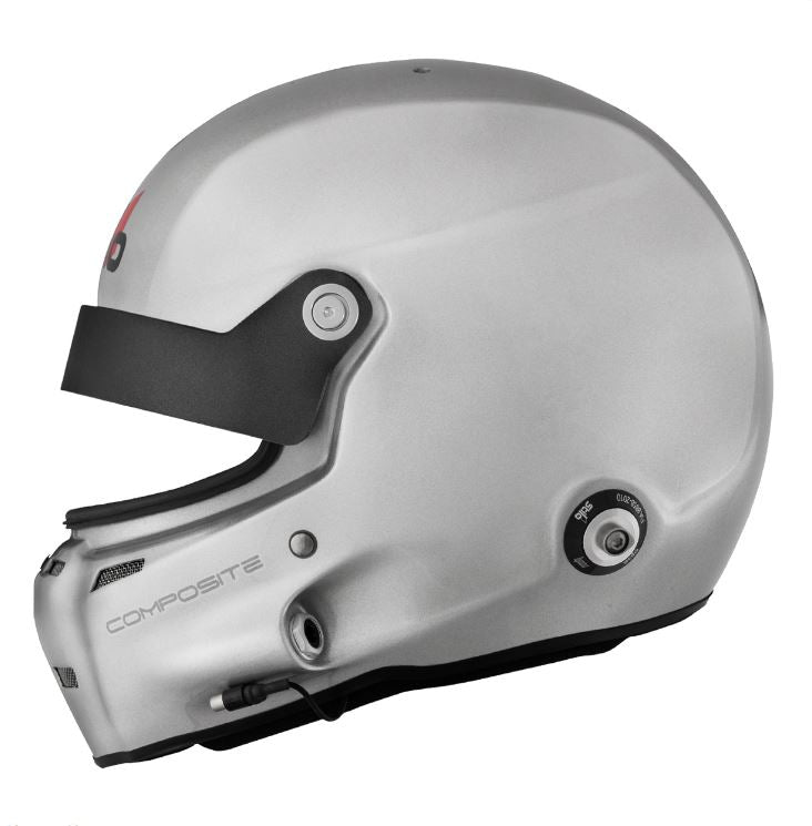 STILO AA0702CG2T59 Шолом закритий ST5 GT COMPOSITE, вбудований мікрофон, HANS, SA2020 / FIA, сірий, р-р 59 Photo-1
