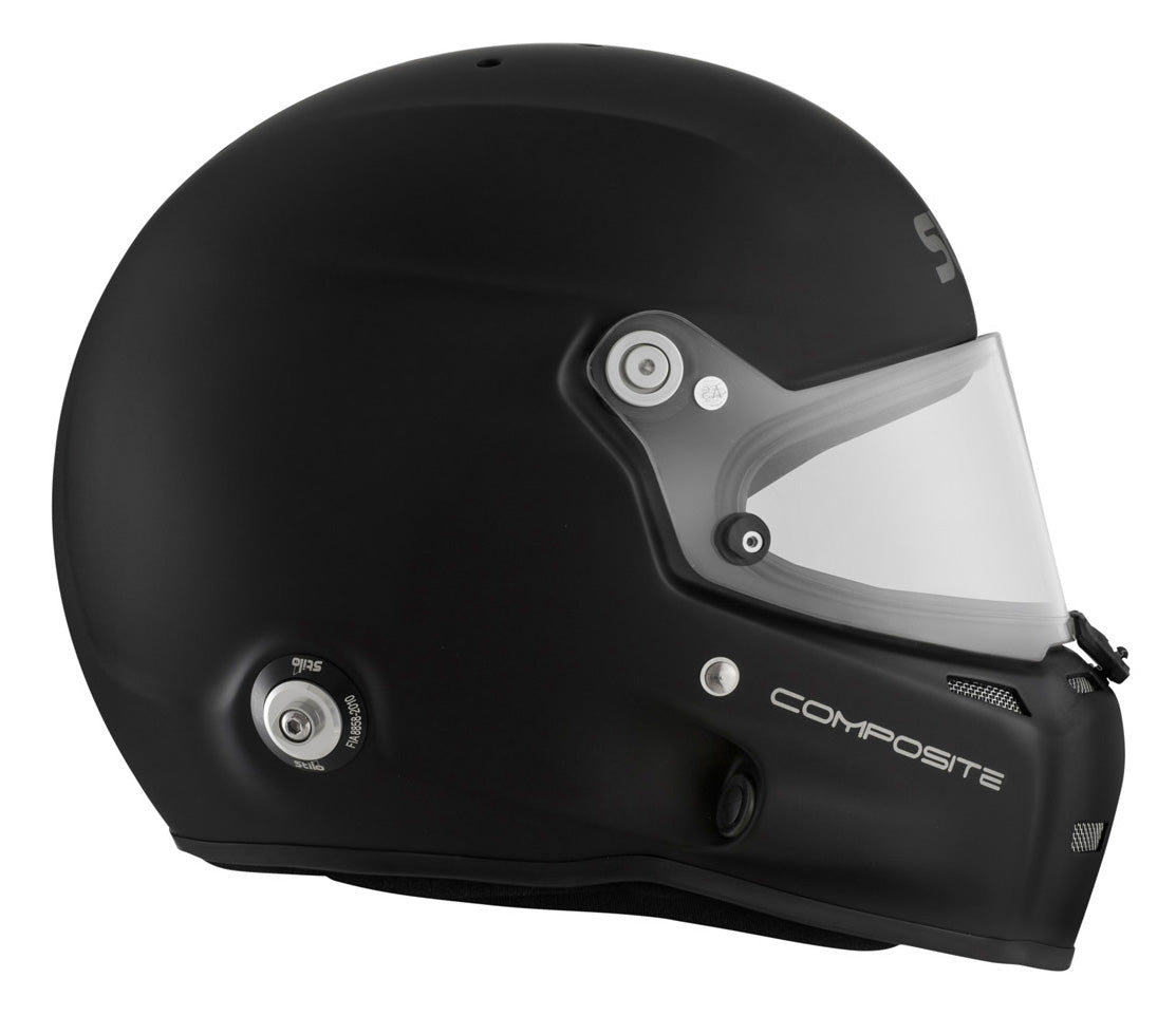 STILO AA0700CG2T610401 Шолом закритий ST5F COMPOSITE, вбудований мікрофон, HANS, SA2020 / FIA, чорний матовий, р-р 61 Photo-4