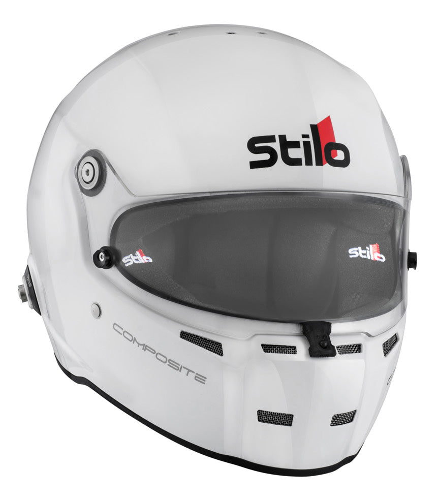 STILO AA0710AG2T540101 Шолом ST5FN COMPOSITE (HANS), Snell SA2020 / FIA 8859-15 білий / чорний, р-р 54 Photo-1