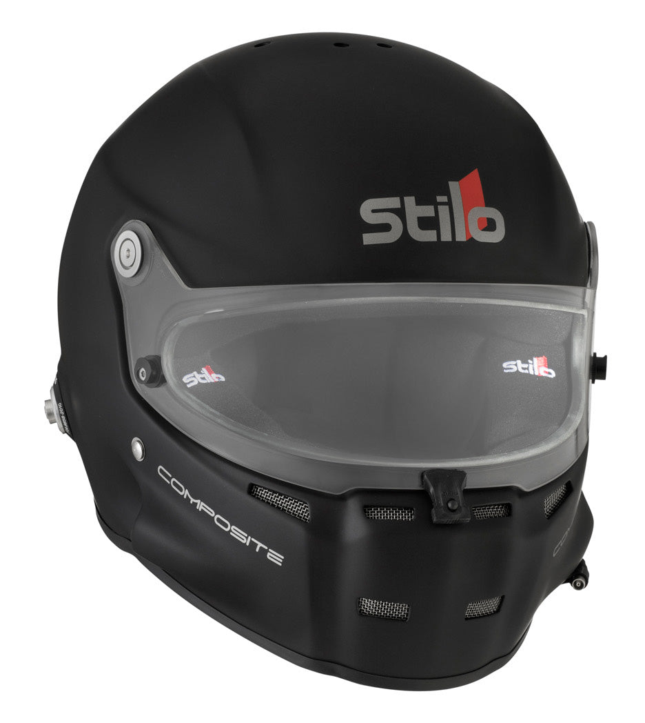 STILO AA0700CG2T550401 Шолом закритий ST5F COMPOSITE, вбудований мікрофон, HANS, SA2020 / FIA, чорний матовий, р-р 55 Photo-1
