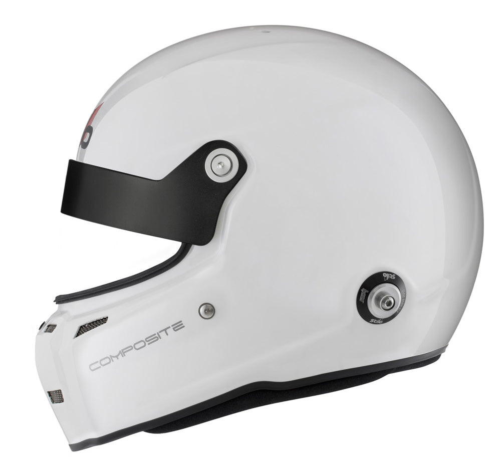 STILO AA0712AG2T550101 Шолом закритий для автоспорту ST5GT N COMPOSITE, HANS, SA2020 / FIA, білий / чорний, р-р 55 Photo-3