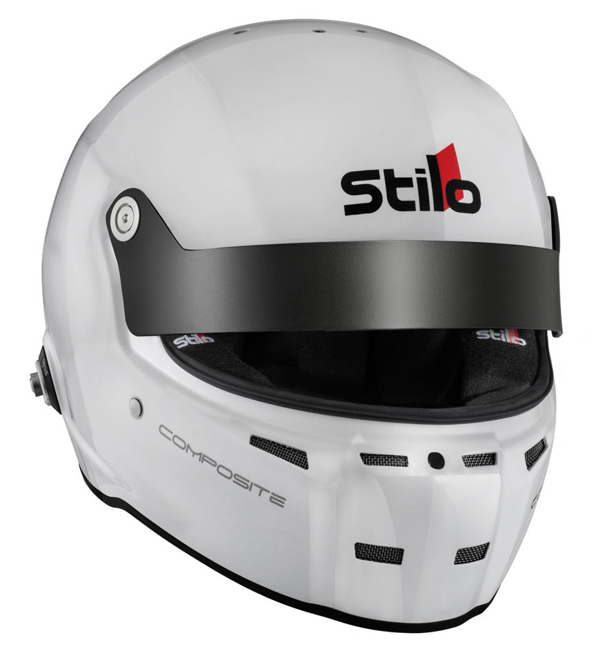 STILO AA0712AG2T550101 Шолом закритий для автоспорту ST5GT N COMPOSITE, HANS, SA2020 / FIA, білий / чорний, р-р 55 Photo-1