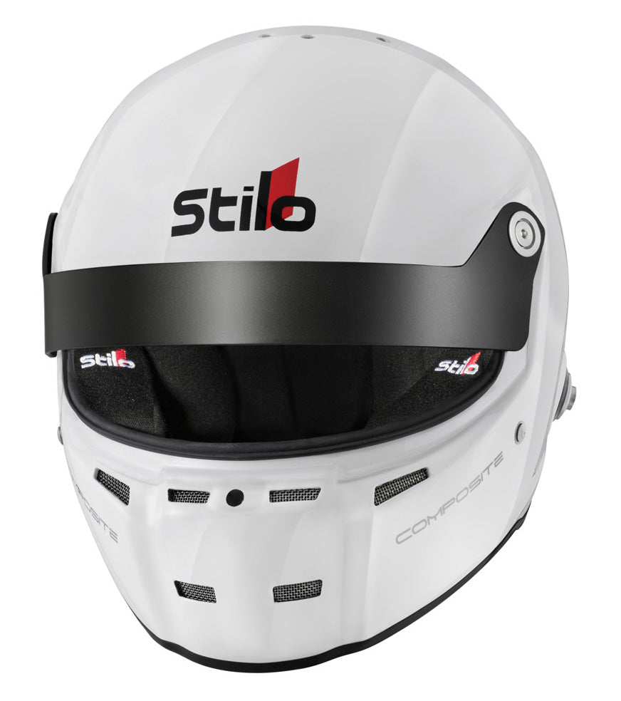 STILO AA0712AG2T540101 Шолом закритий для автоспорту ST5GT N COMPOSITE, HANS, SA2020 / FIA, білий / чорний, р-р 54 Photo-0