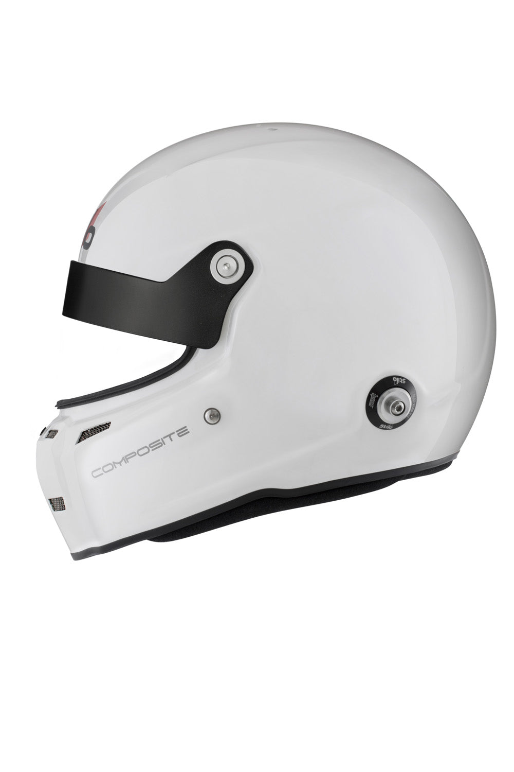 STILO AA0712AG2T600101 Шолом закритий для автоспорту ST5GT N COMPOSITE, HANS, SA2020 / FIA, білий / чорний, р-р 60 Photo-3