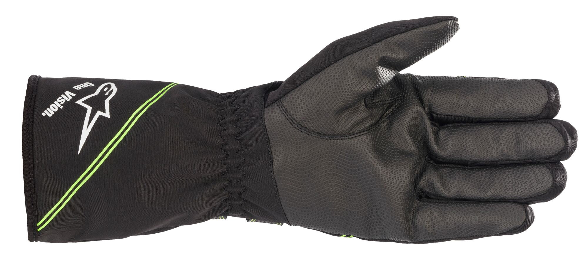 ALPINESTARS 3552321_167_M Рукавички дощові для картингу TEMPEST v2 WP, чорний/флюор. зелений, Розмір M Photo-1