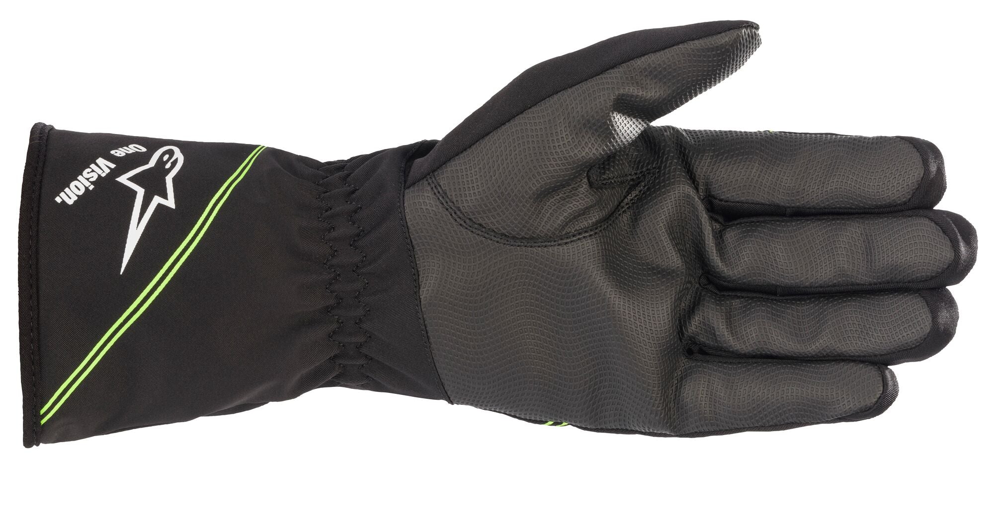 ALPINESTARS 3542321_167_M Рукавички дощові для картингу дитячі TEMPEST v2 WP, чорний/флюор. зелений, Розмір M Photo-1
