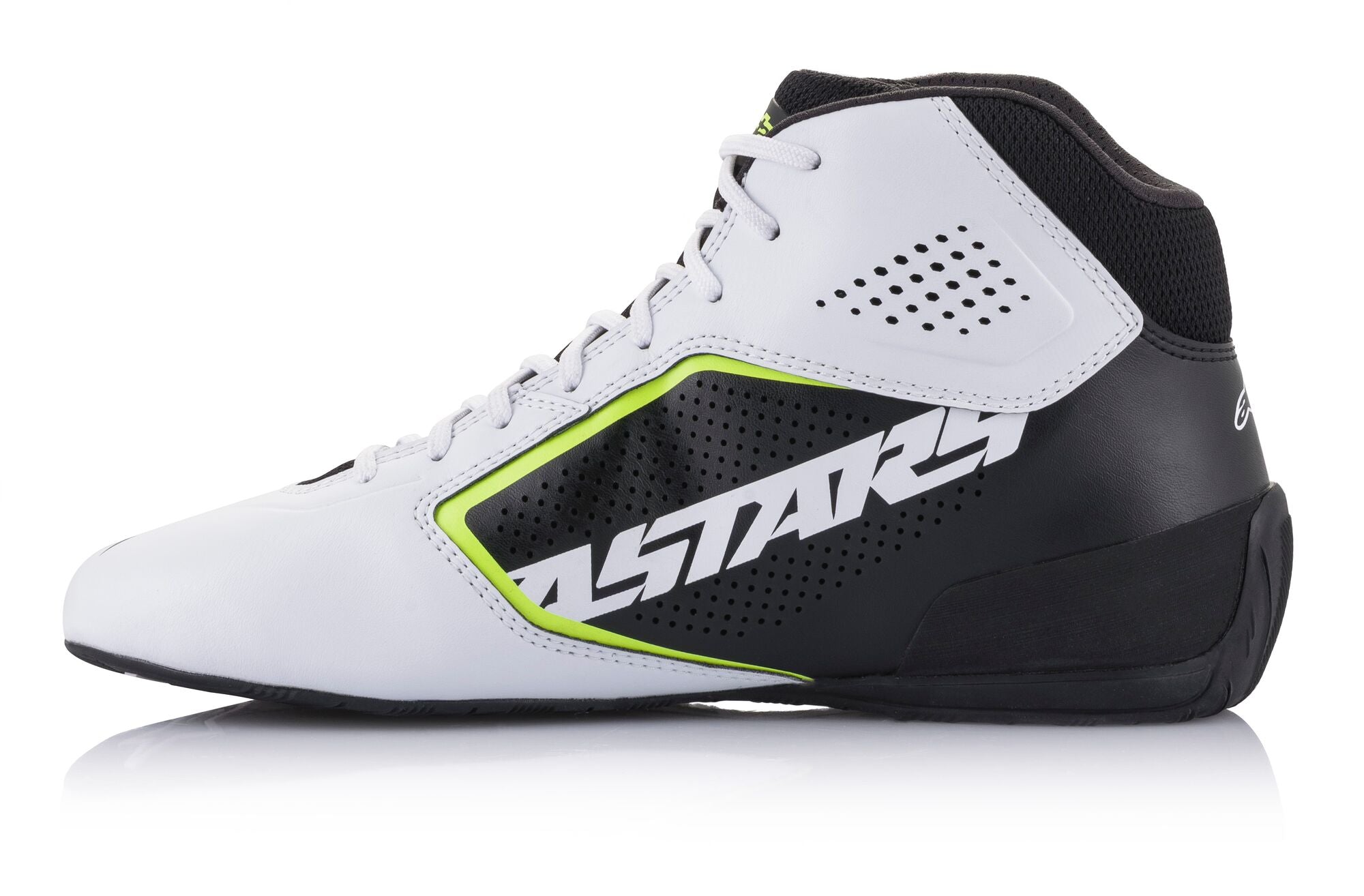ALPINESTARS 2711521_215_13 Черевики для картингу TECH-1 K START V2, білий/чорний/флюор. жовтий, Розмір 47 Photo-2