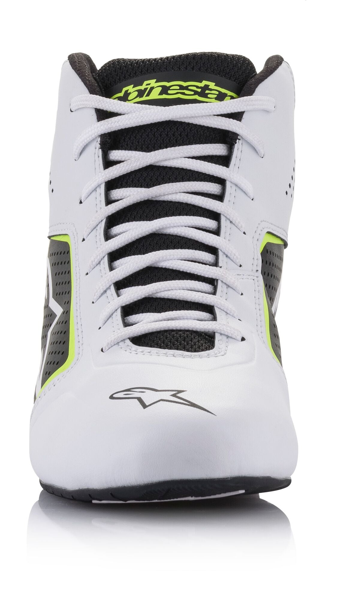 ALPINESTARS 2711521_215_7 Черевики для картингу TECH-1 K START V2, білий/чорний/флюор. жовтий, Розмір 39 Photo-1