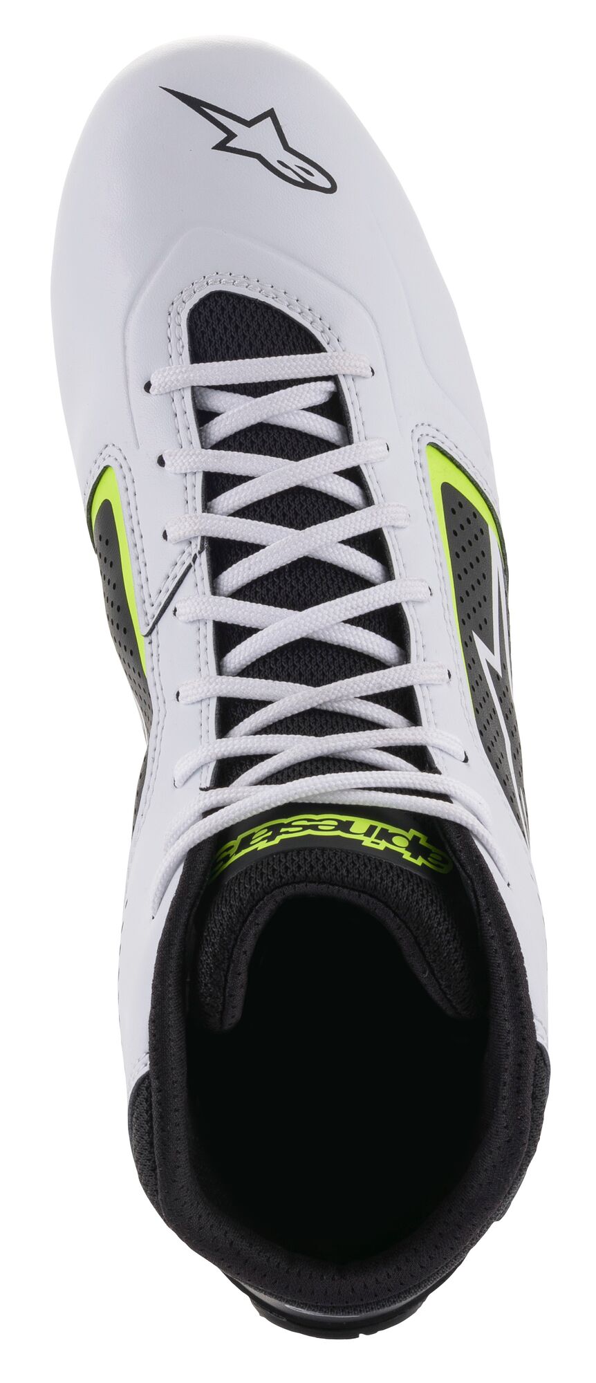 ALPINESTARS 2711521_215_6 Черевики для картингу TECH-1 K START V2, білий/чорний/флюор. жовтий, Розмір 38 Photo-5