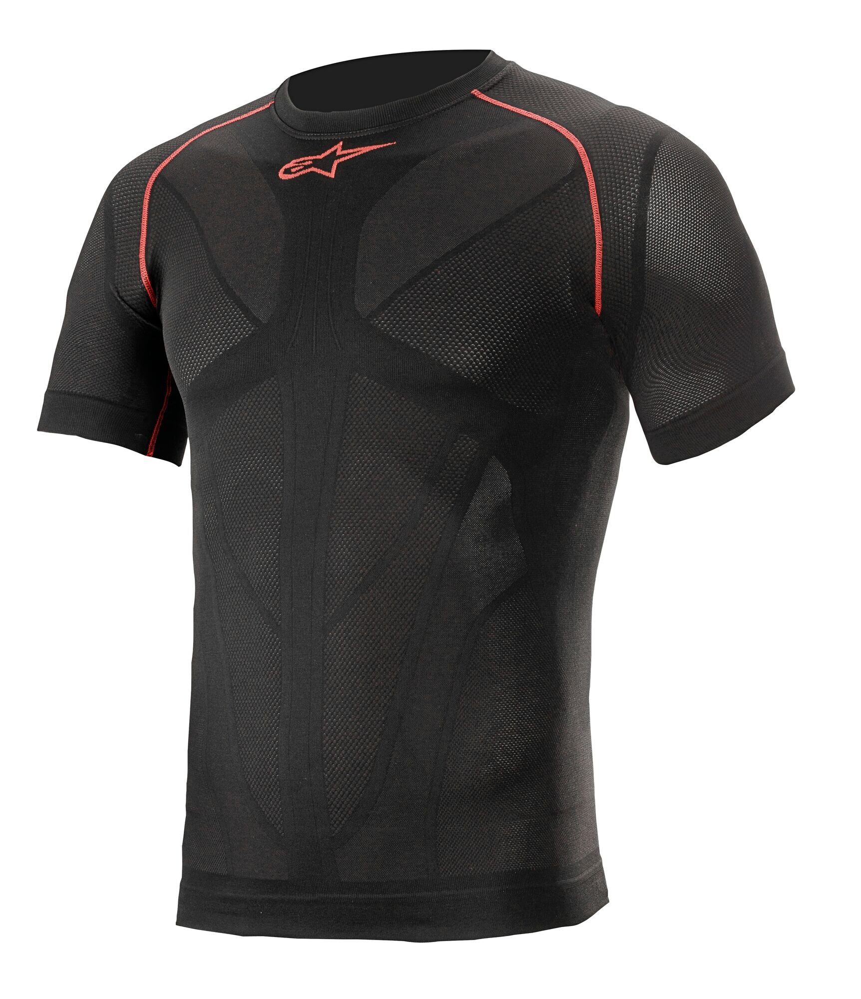 ALPINESTARS 4752721_13_XS/S Майка/футболка для картингу RIDE TECH V2, з кор. рукавом, черн./червоний, Розмір XS/S Photo-0