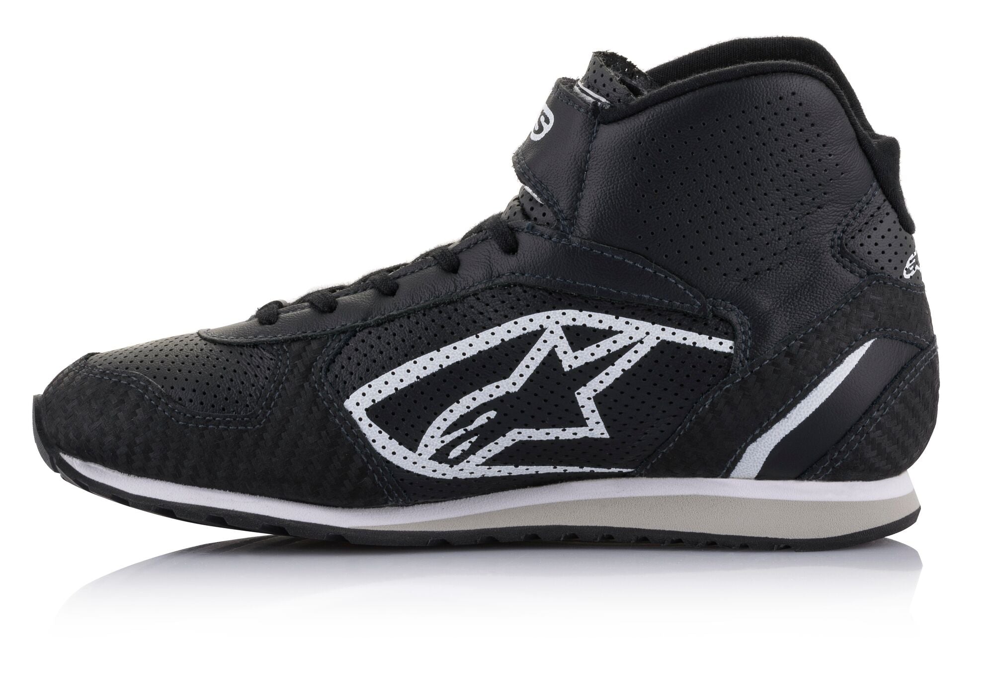 ALPINESTARS 2719021_12_7 Черевики/взуття для механіка RADAR, FIA 8856-2018, чорний/білий, Розмір 39 Photo-2