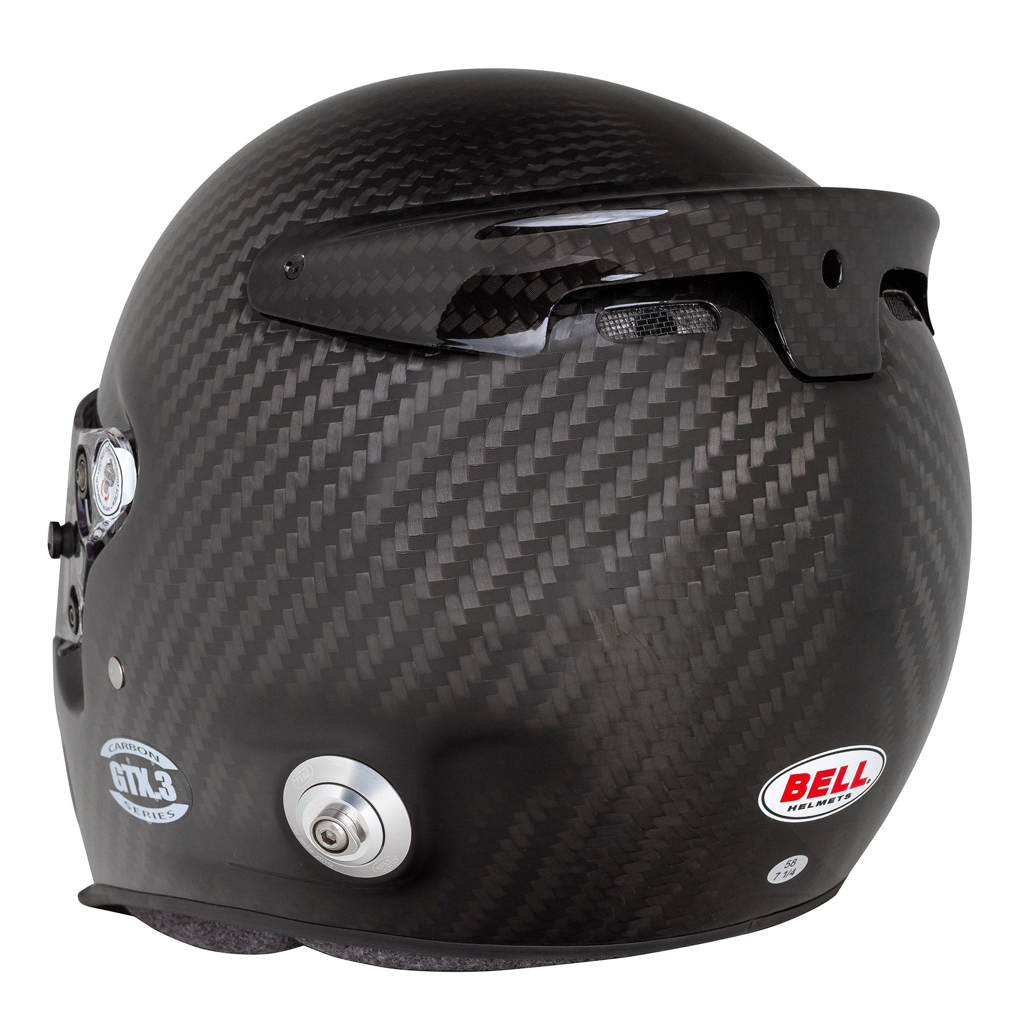BELL 1207A06 Шолом full face GTX3 CARBON, HANS, FIA, size 60 (7 1/2) Photo-3