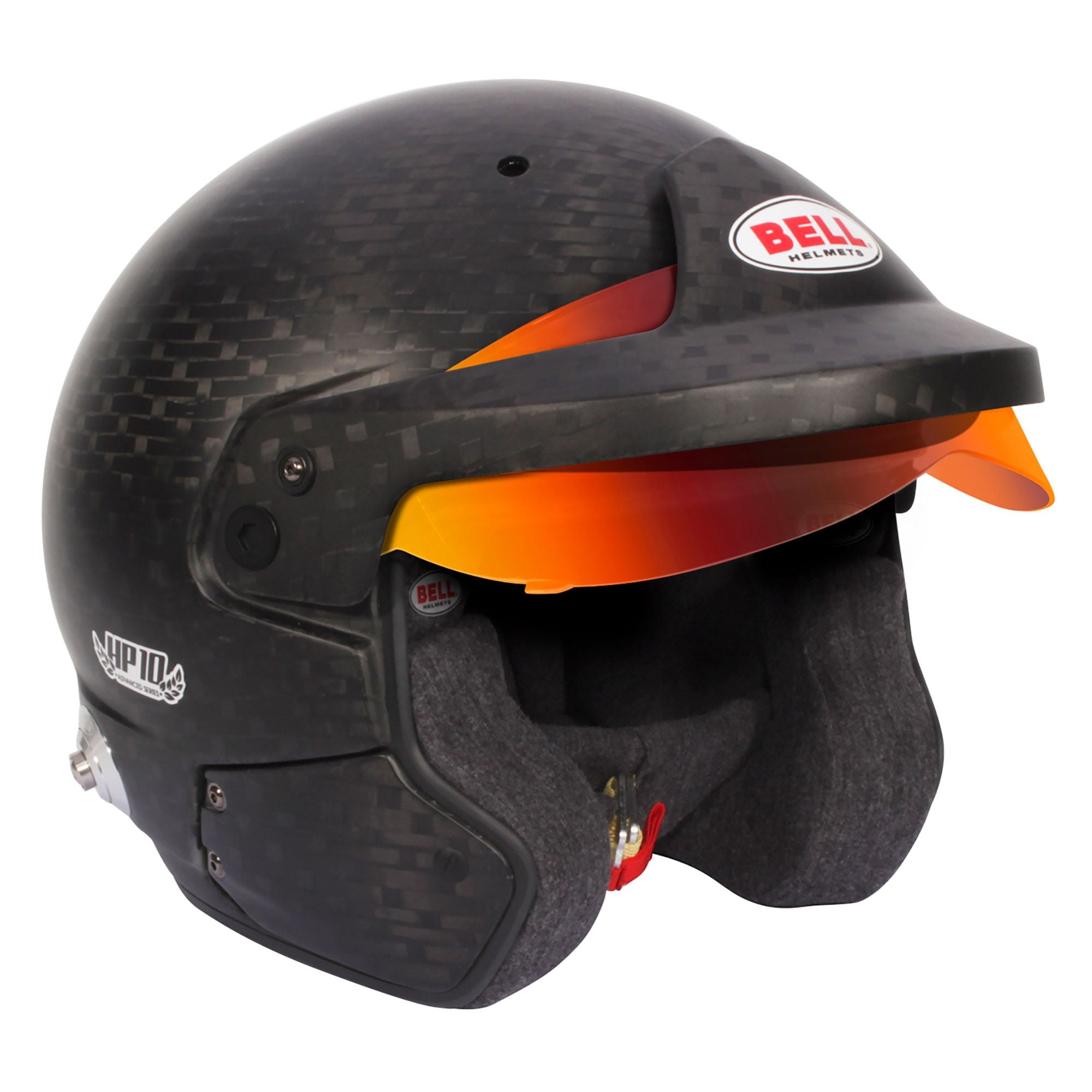 BELL 1144009 HP10 Шолом open-face, HANS, FIA8860-2018, carbon, size 61+ (7 5/8 +) Photo-3