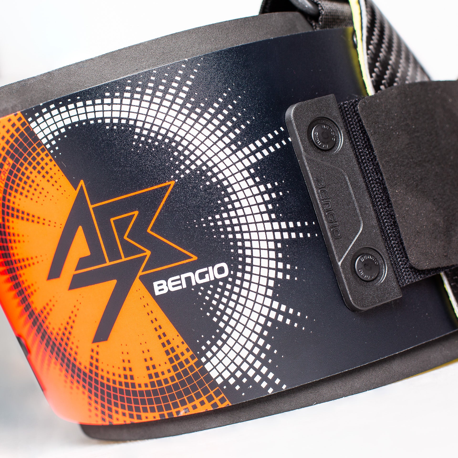 BENGIO AB7SM+BO BUMPER AB7 Захист ребер для картингу, FIA 8870-2018, чорний / помаранчевий, р-р S / M + Photo-3