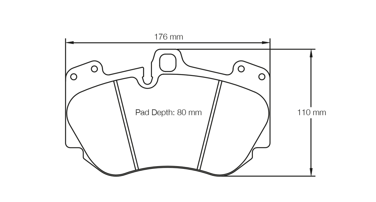 PAGID 4907-RSC2 Передні гальмівні колодки RSC2 LAMBORGHINI Huracan / AUDI R8 5.2 FSI quattro (2 покоління) Photo-0