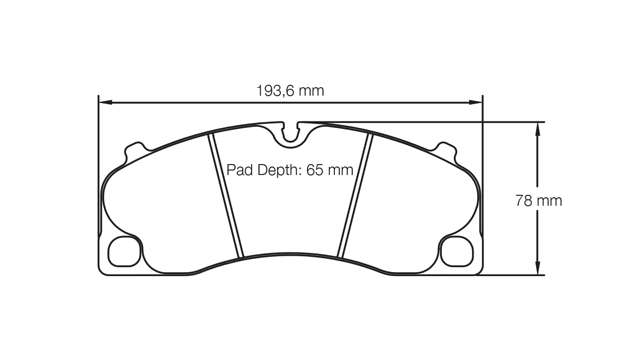 PAGID 4908-RSL1 Передні гальмівні колодки RSL1 для PORSCHE 718 Cayman GTS 4.0 982C (PCCB brakes) / 991.2 3.0 Carrera GTS (iron brakes) Photo-1 