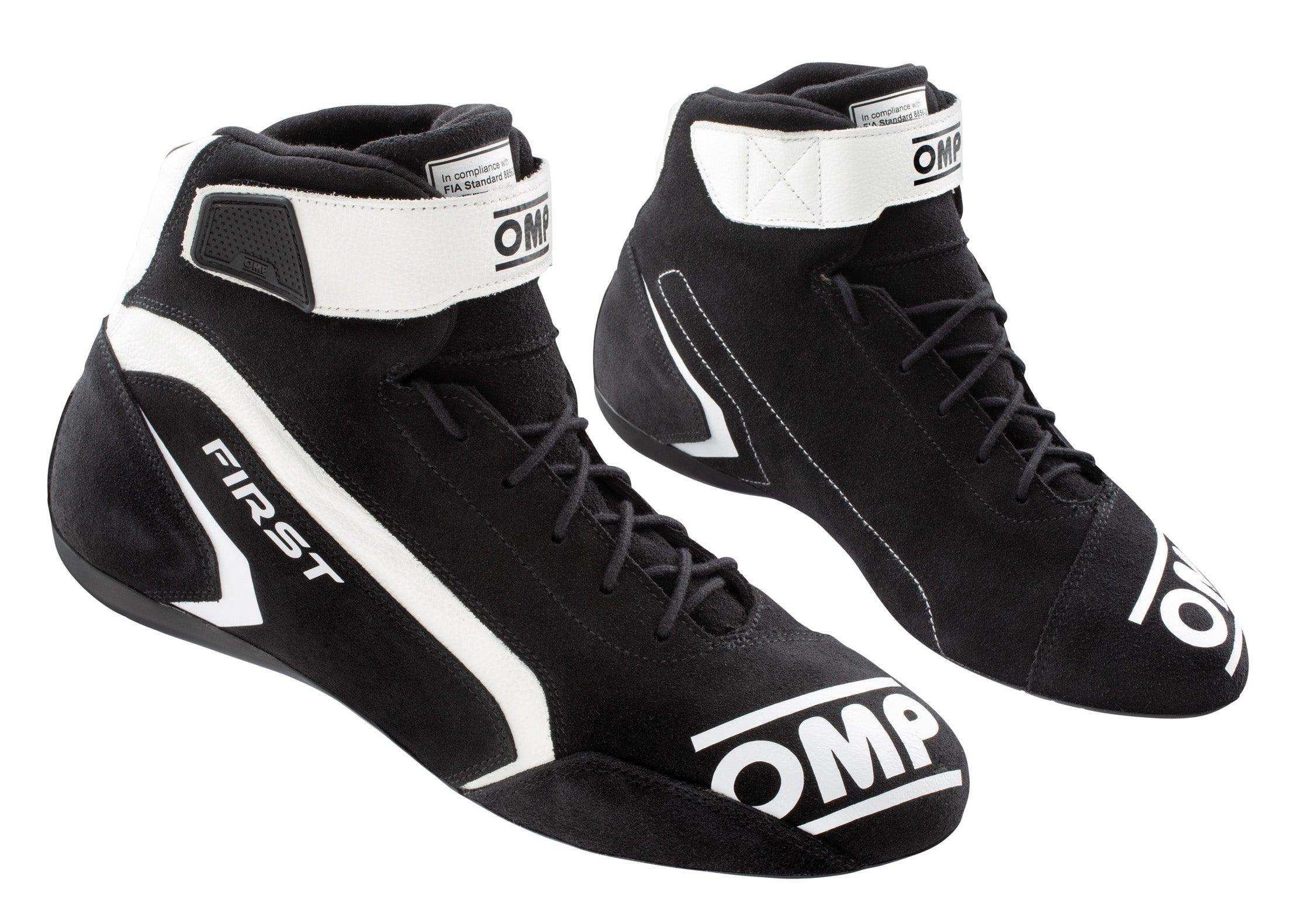 OMP IC0-0824-A01-071-44 (IC/82407144) Черевики для автоспорту FIRST my2021, FIA 8856-2018, чорні, р-р 44 Photo-0