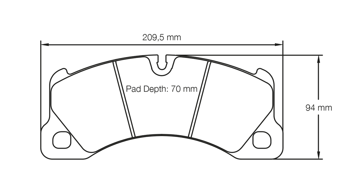 PAGID 4917-RSL29 Передні гальмівні колодки RSL29 для PORSCHE Panamera PCCB / VW Touareg (PCCB brakes) Photo-0