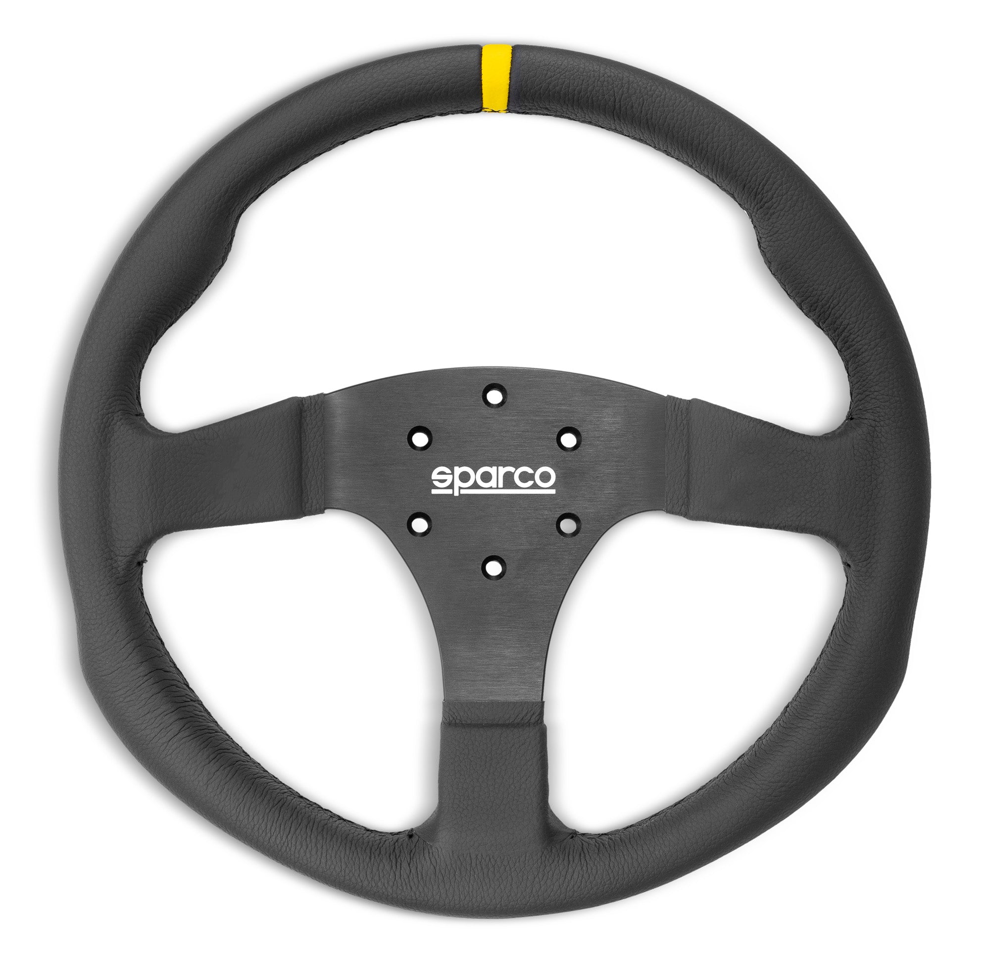 SPARCO 015R350CLO Кермо R350, шкіра, чорний, діаметр 350 мм, обід 33/25 мм, виліт 00 мм Photo-0