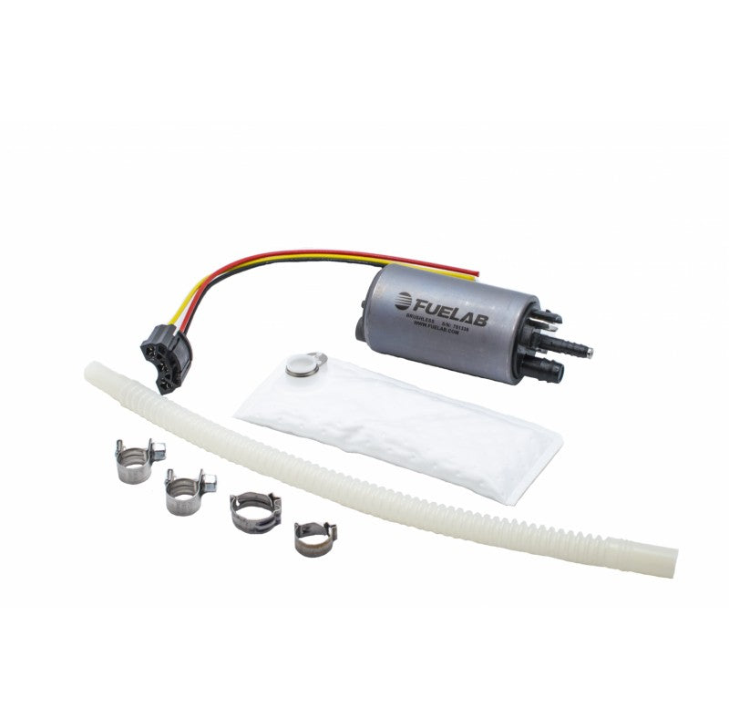 FUELAB 49614 Безщітковий паливний насос у бензобак (500 LPH @ 3 BAR, 8.6 BAR max) with 9 mm Barb Outlet 6mm Barb Siphon Photo-0