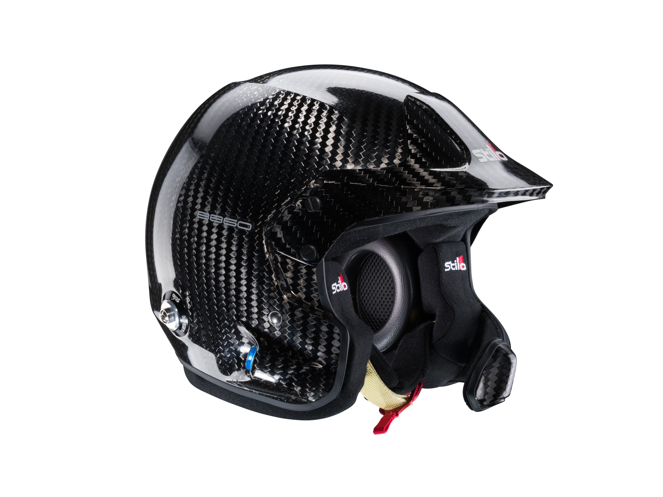 STILO AA0220BG1R54 шолом відкритий Venti WRC DES Rally, Інтерком, HANS, FIA 8860-2018, карбон, р-р 54 Photo-4